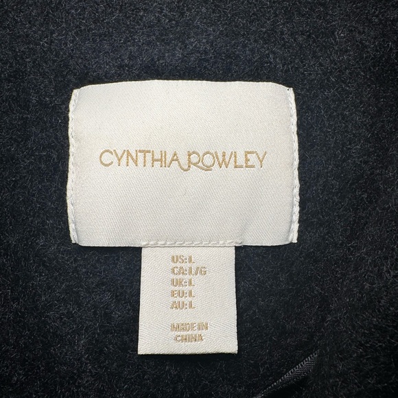 Cynthia Rowley Open Front Wool Blend Cardigan – Size L - Picture 6 of 6